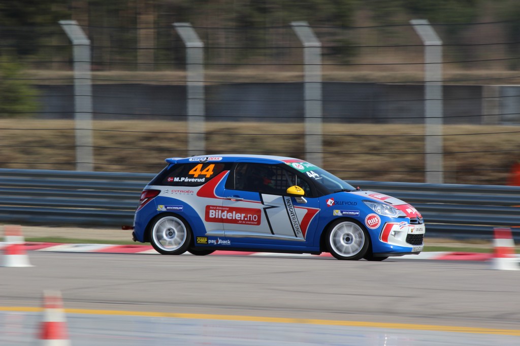 Marcus Påverud, Vålerbanen 2016
(Foto: Niklas Majgaard/Citroën DS3 Cup)